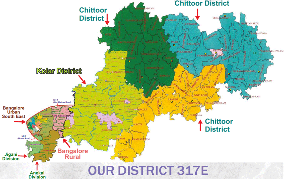 District 317E Map