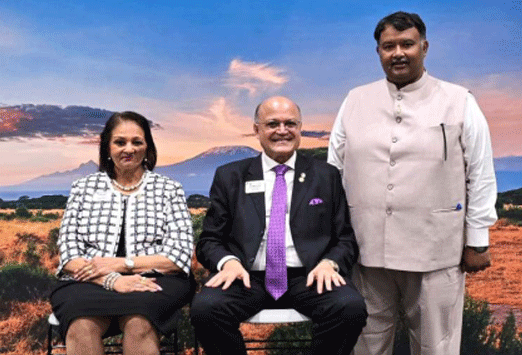 Dr. Manoj and Jayna Shah International First Vice President, 2026-27